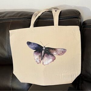 Butterfly Canvas Tote Bag